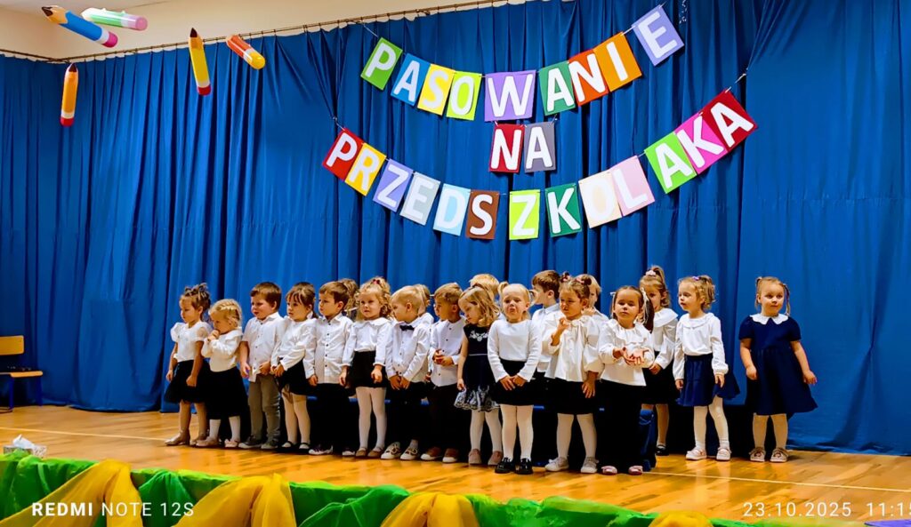 Pasowanie na Przedszkolaka w grupie "Misie".