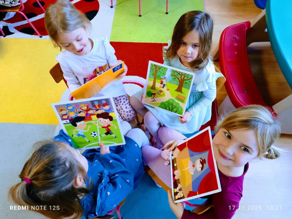 "Mistrz Historyjek" warsztaty logopedyczne w grupie "Motylki".