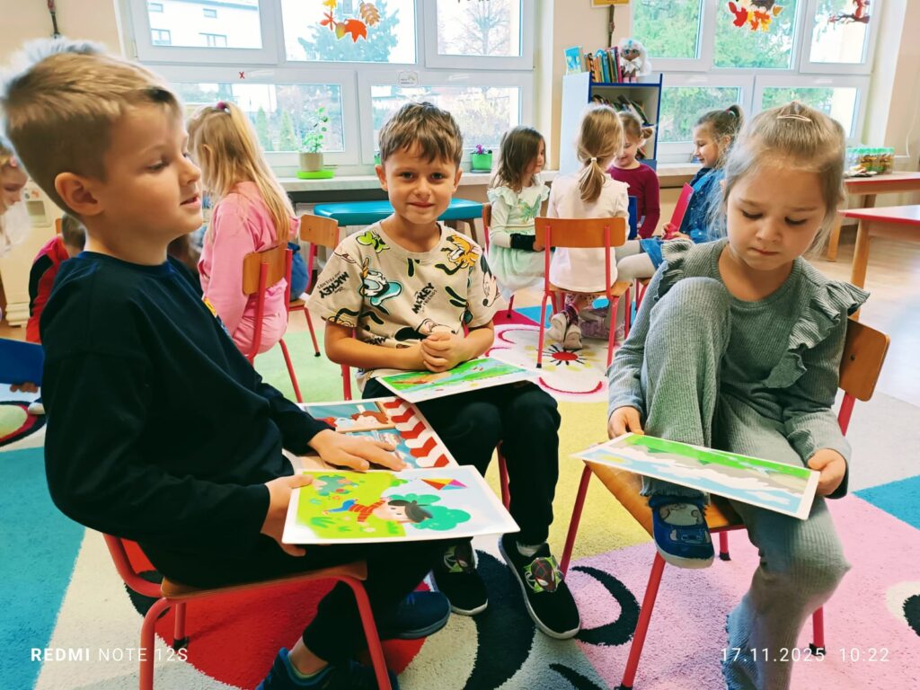 "Mistrz Historyjek" warsztaty logopedyczne w grupie "Motylki".