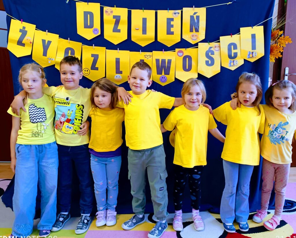 Dzieci z grupy "Motylki" obchodziły Dzień Życzliwości.