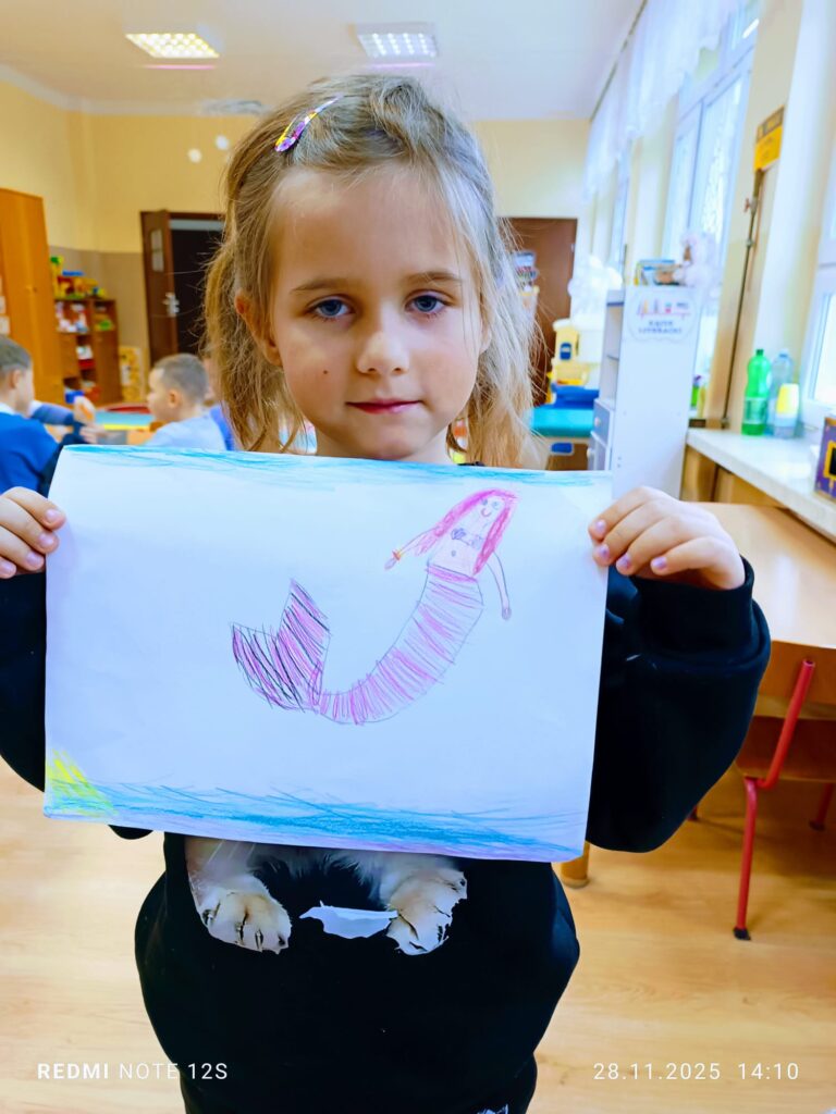 Praca pod tytułem "Bohater mojej ulubionej książki" w grupie "Motylki".