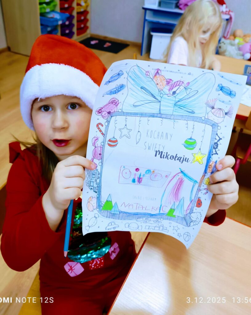 Przygotowania do przybycia Świętego Mikołaja. Grupa "Motylki".