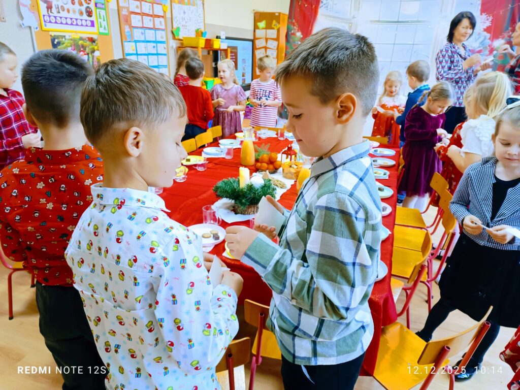 Wigilia w grupie "Motylki".