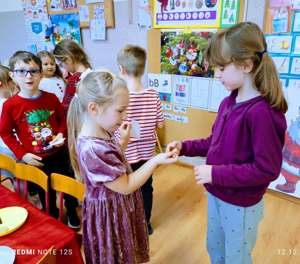 Wigilia w grupie "Motylki".