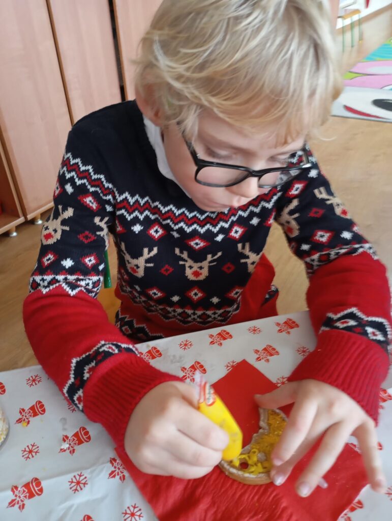 Uroczyste Spotkanie Wigilijne w grupie "Pszczółek".