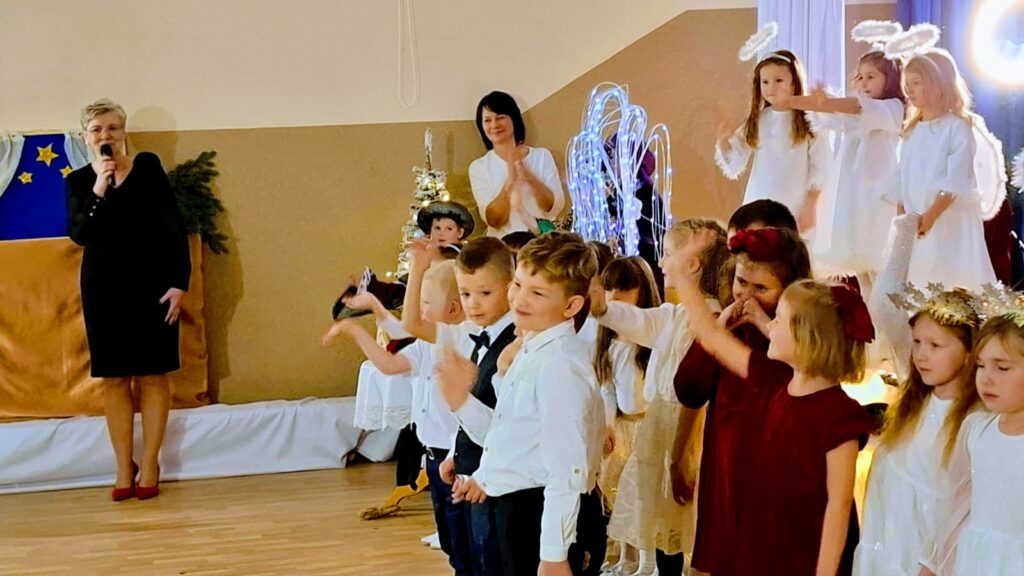 Jasełka Bożonarodzeniowe „Wśród nocnej ciszy” w Publicznym Przedszkolu Nr 2 w Busku-Zdroju.