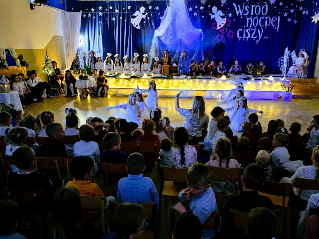 Jasełka Bożonarodzeniowe „Wśród nocnej ciszy” w Publicznym Przedszkolu Nr 2 w Busku-Zdroju.