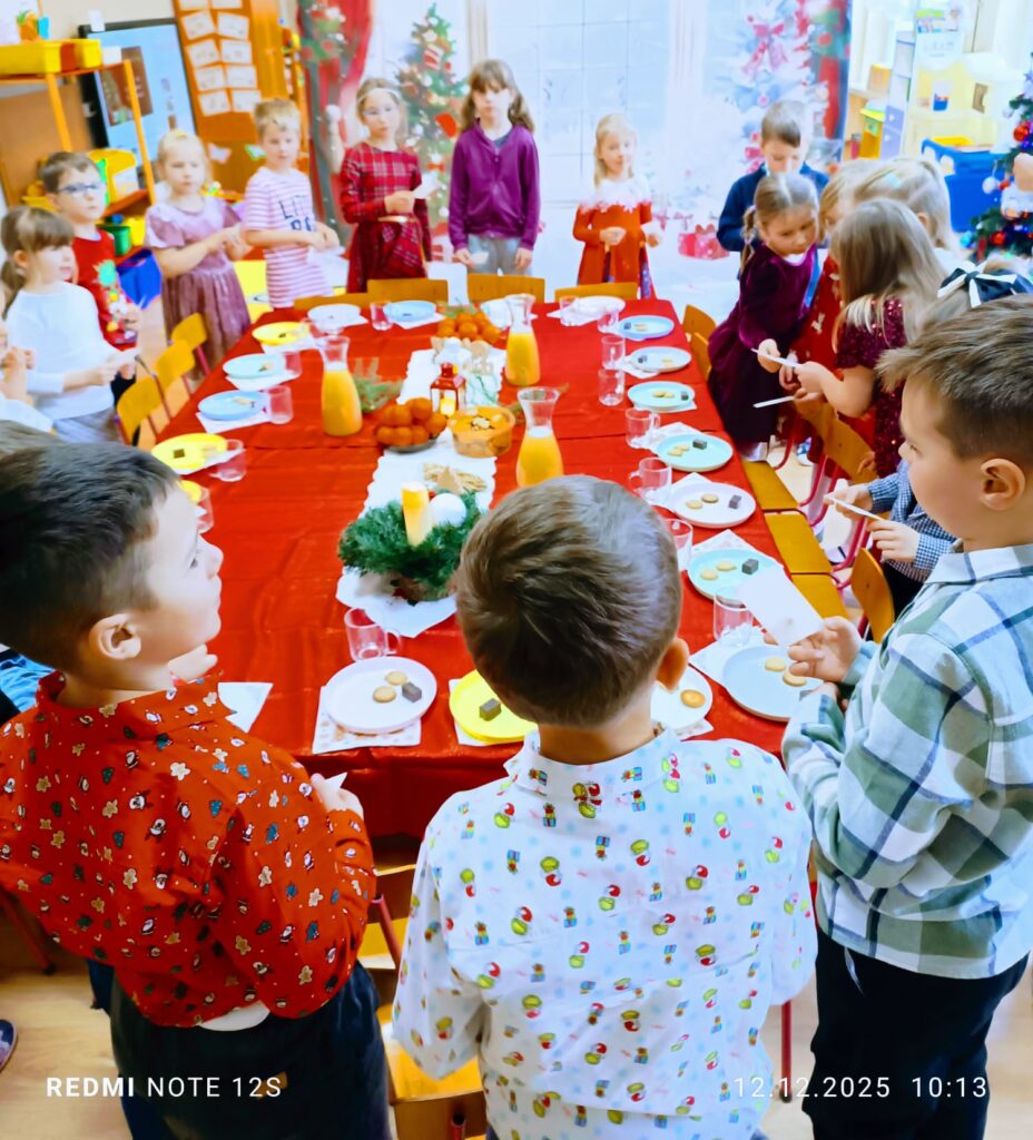 Wigilia w grupie "Motylki".