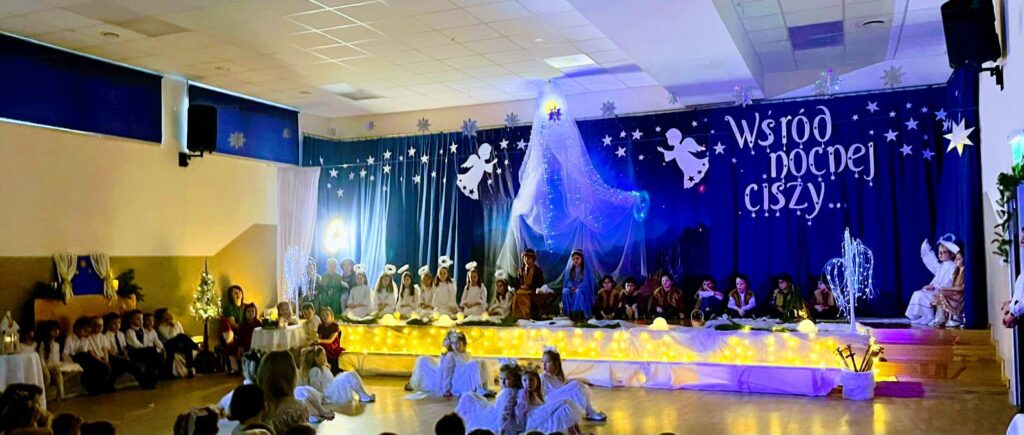 Jasełka Bożonarodzeniowe „Wśród nocnej ciszy” w Publicznym Przedszkolu Nr 2 w Busku-Zdroju.