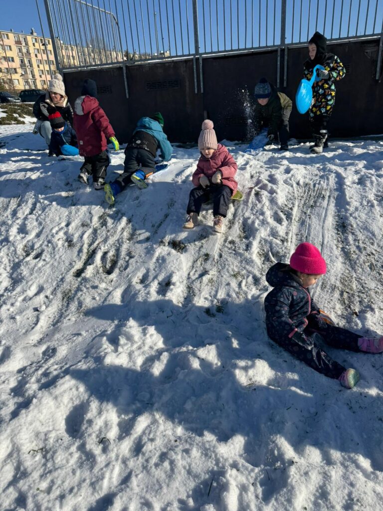 Zimowa Aktywność z "Biedronkami"                                   i "Sówkami".
