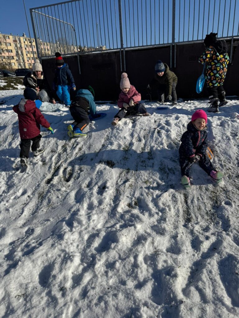 Zimowa Aktywność z "Biedronkami"                                   i "Sówkami".