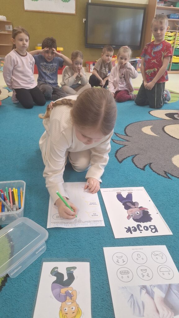 Projekt edukacyjny: "CZUCIAKI Z KRAINY EMOCJI" - BOJEK - GRUPA ŻYRAFKI 