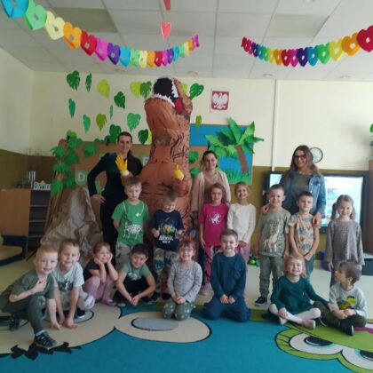 Dzień Dinozaura- grupa Żyrafki