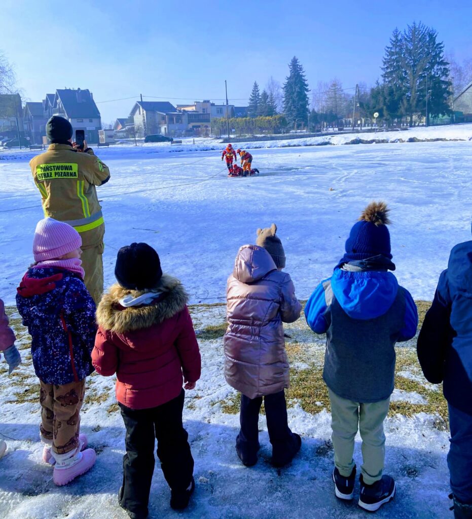 Aktywne ferie w grupach „Motylki” i „Pszczółki”.