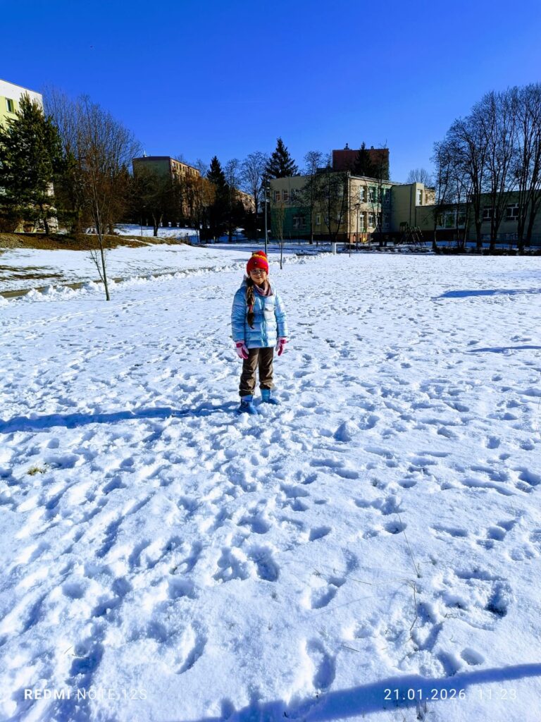 Aktywne ferie w grupach „Motylki” i „Pszczółki”.