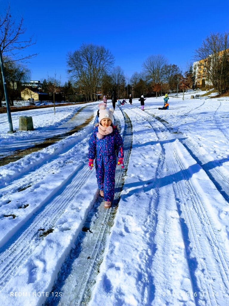 Aktywne ferie w grupach „Motylki” i „Pszczółki”.