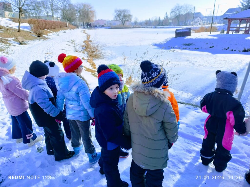 Aktywne ferie w grupach „Motylki” i „Pszczółki”.