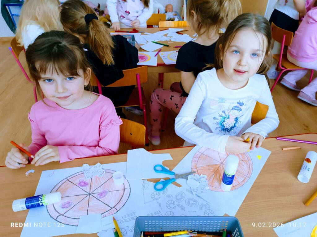 Dzień Pizzy w grupie "Motylki".