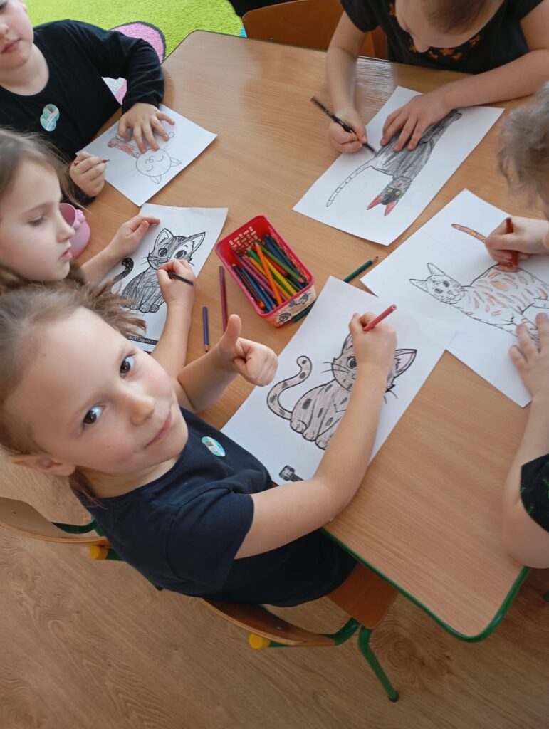 Dzień Kota w grupie "Pszczółki".