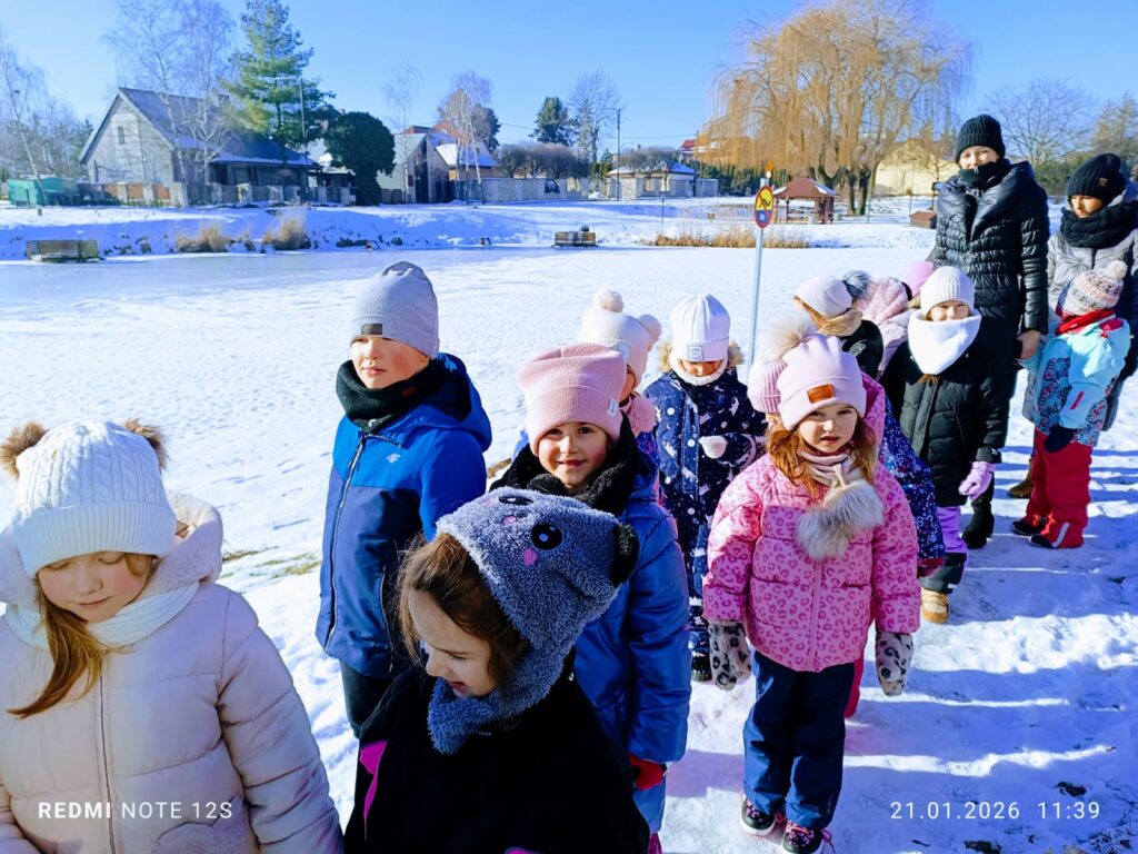 Aktywne ferie w grupach „Motylki” i „Pszczółki”.