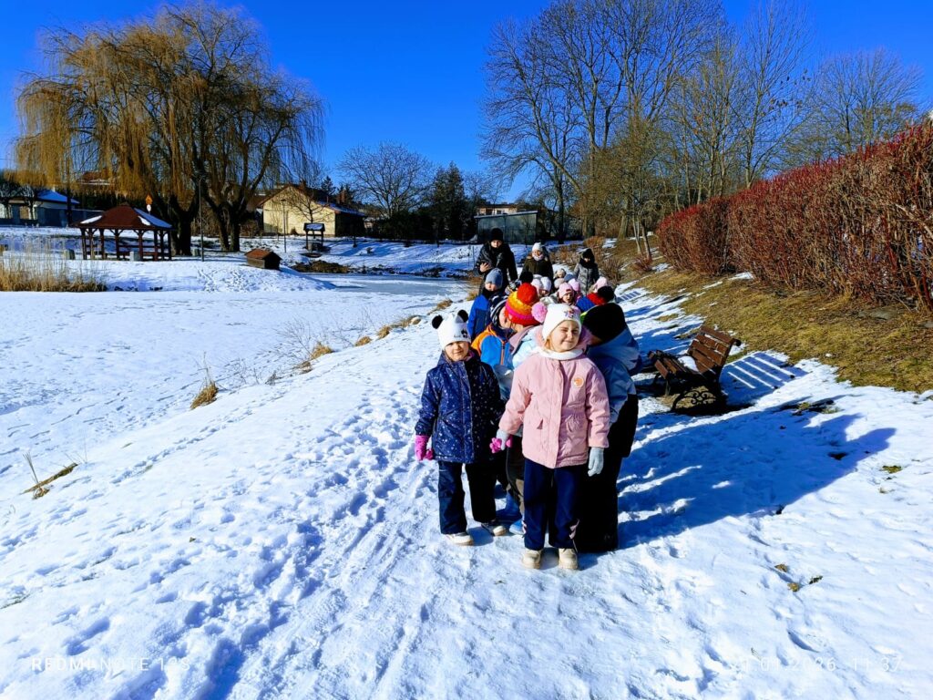 Aktywne ferie w grupach „Motylki” i „Pszczółki”.
