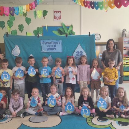 Dzień Wody w grupie Żyrafki