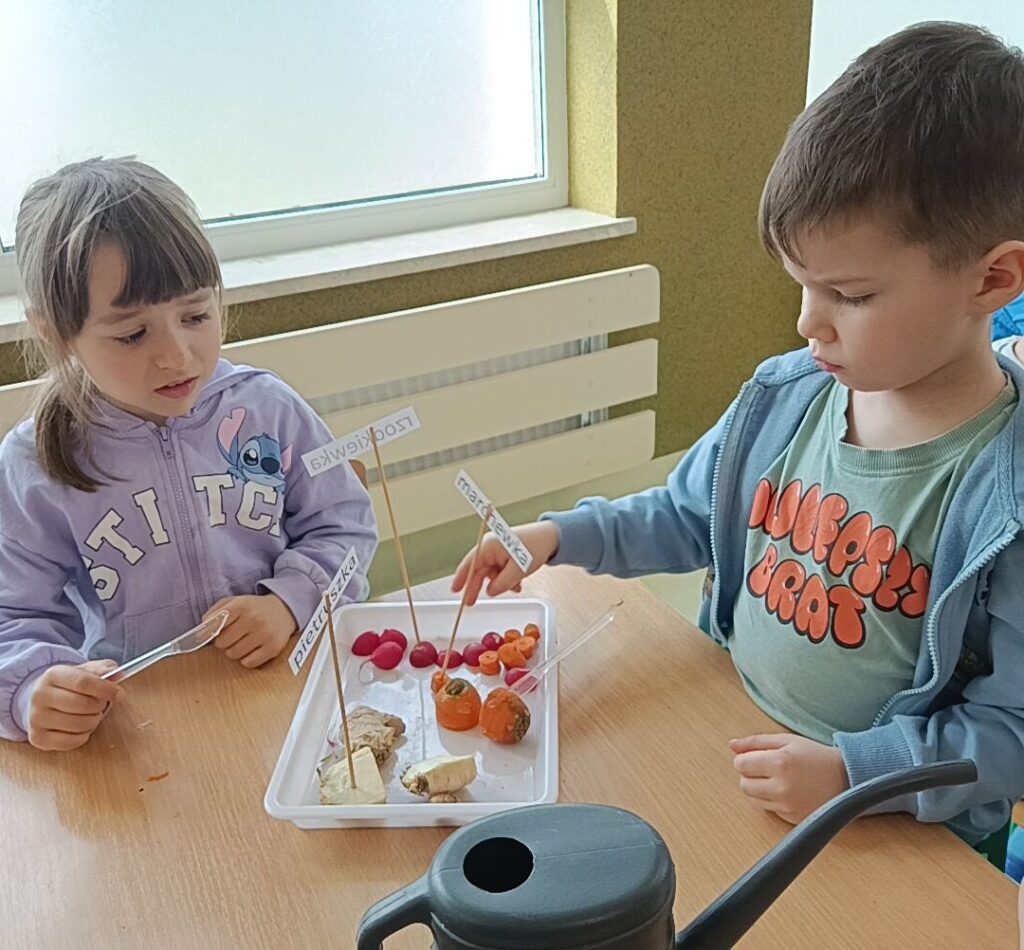 EKSPERYMENTY Z WARZYWAMI - GRUPA TYGRYSKI 