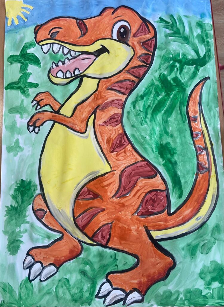 Dzień Dinozaura w grupie "Motylki".