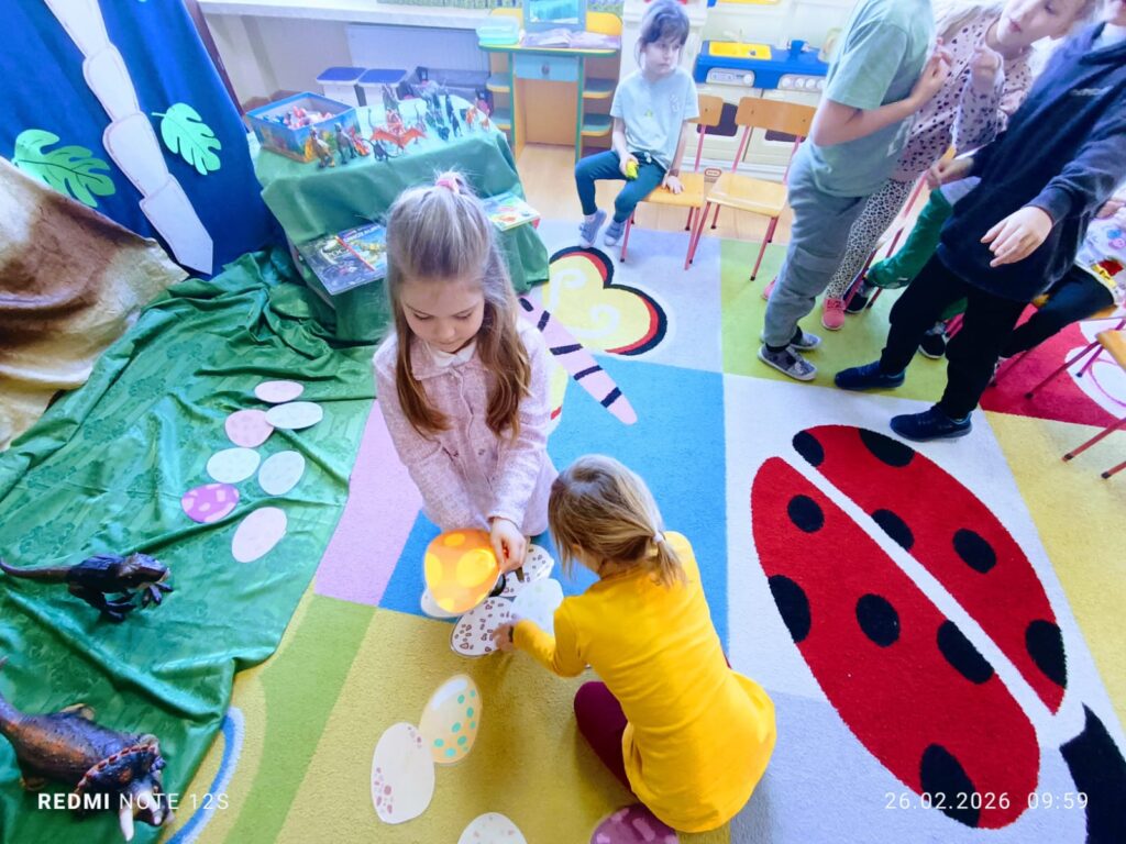 Dzień Dinozaura w grupie "Motylki".