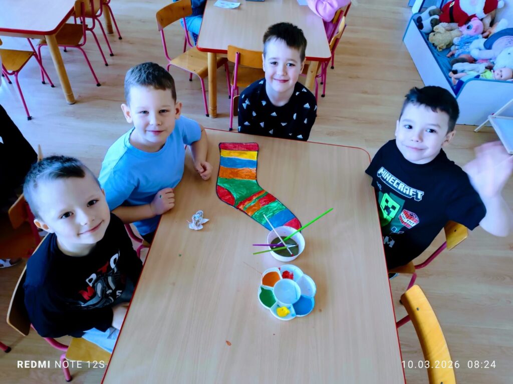Akcja "Wyjątkowa Skarpetka" w grupie "Motylki".
