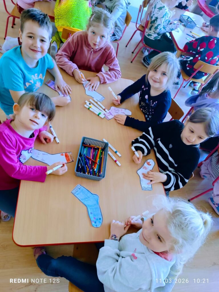 Akcja "Wyjątkowa Skarpetka" w grupie "Motylki".