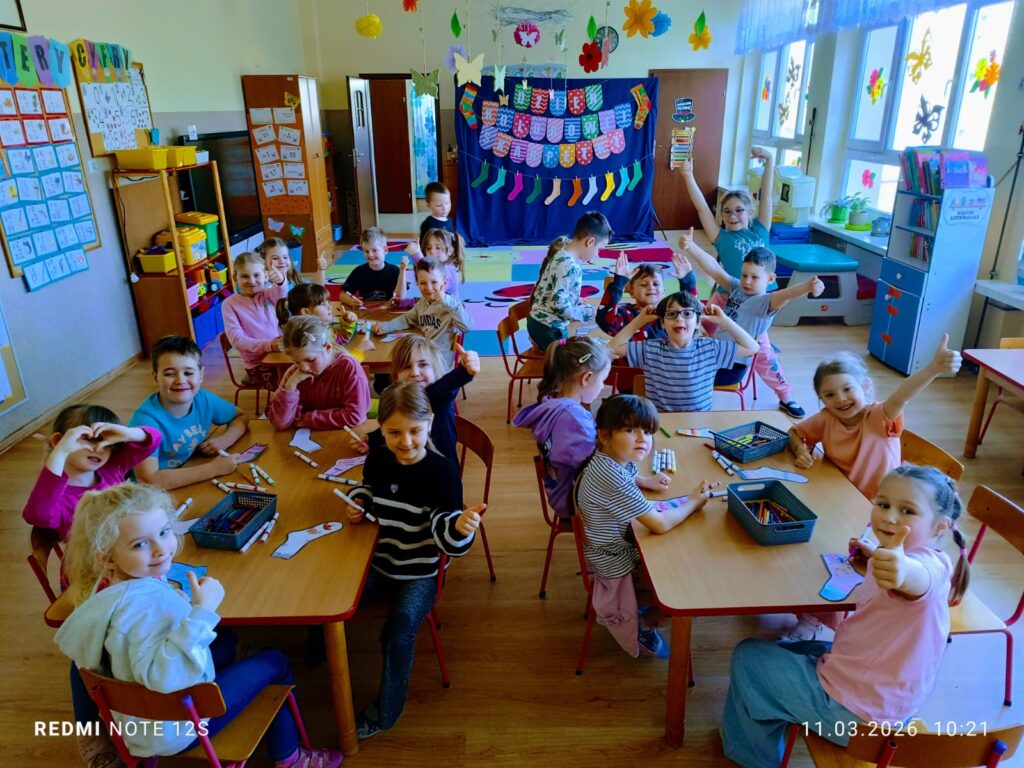 Akcja "Wyjątkowa Skarpetka" w grupie "Motylki".