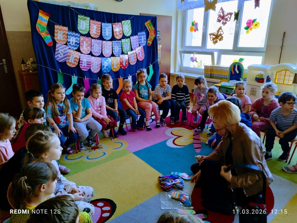 Akcja "Wyjątkowa Skarpetka" w grupie "Motylki".