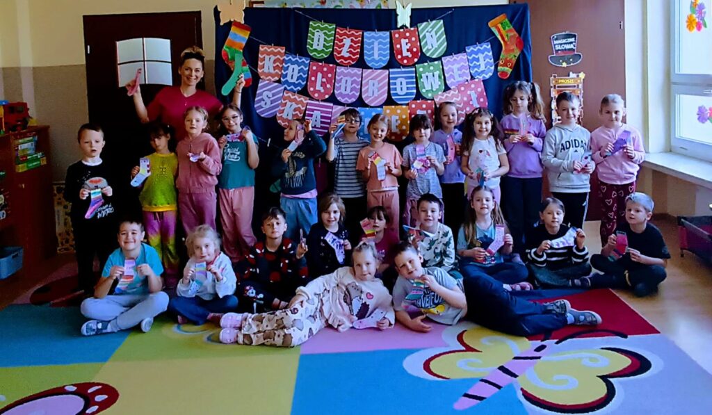 Akcja "Wyjątkowa Skarpetka" w grupie "Motylki".