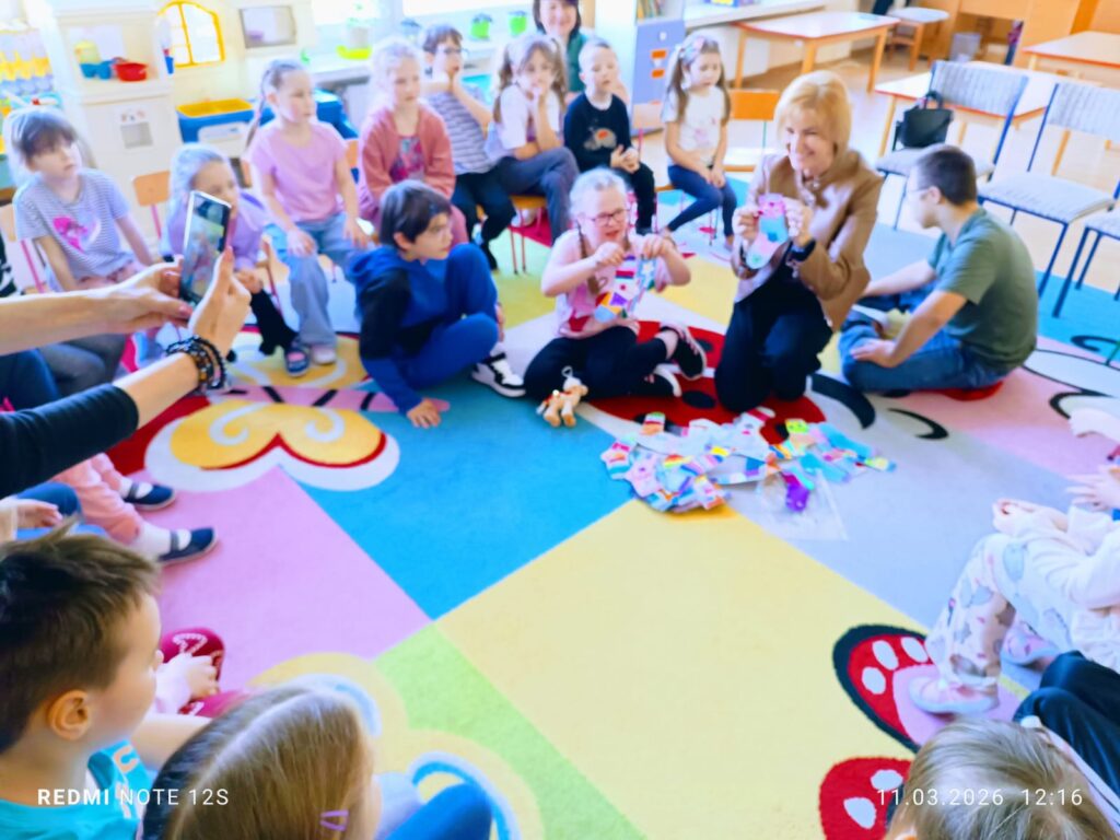 Akcja "Wyjątkowa Skarpetka" w grupie "Motylki".