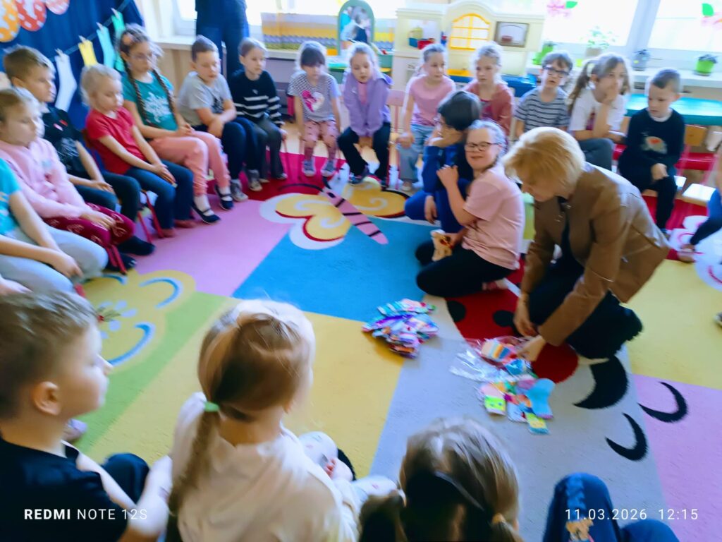 Akcja "Wyjątkowa Skarpetka" w grupie "Motylki".