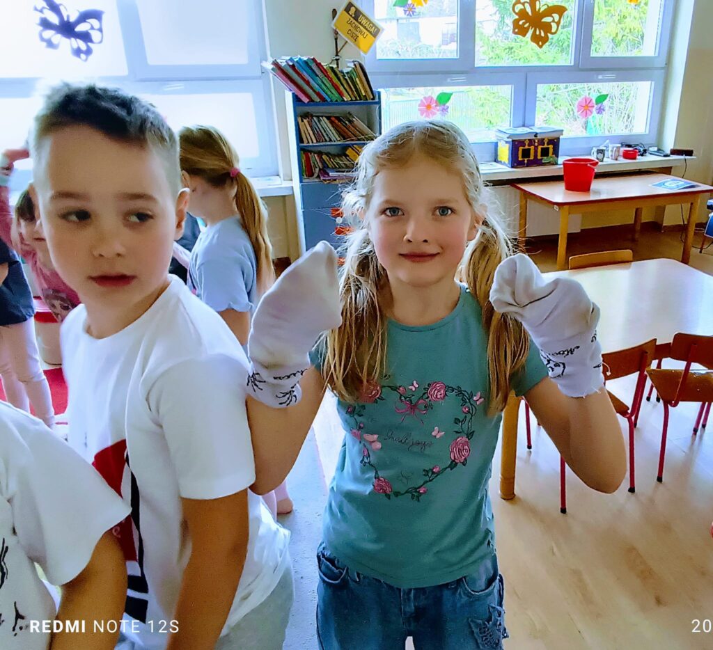 Akcja "Wyjątkowa Skarpetka" w grupie "Motylki".