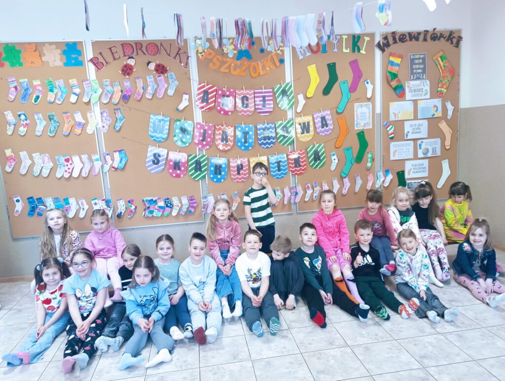 Akcja "Wyjątkowa Skarpetka" w grupie "Motylki".