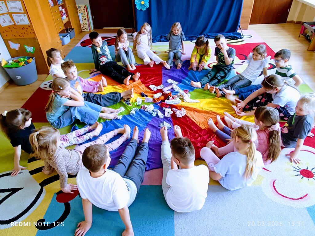 Akcja "Wyjątkowa Skarpetka" w grupie "Motylki".
