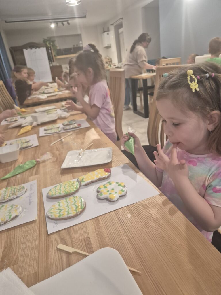 "Wiewiórki" na Wielkanocnych Warsztatach Kulinarnych w Willi "Moćkówka" w Busku-Zdroju.