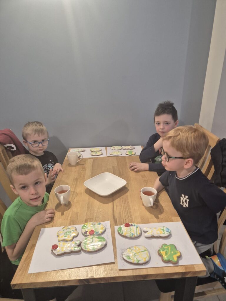 "Wiewiórki" na Wielkanocnych Warsztatach Kulinarnych w Willi "Moćkówka" w Busku-Zdroju.