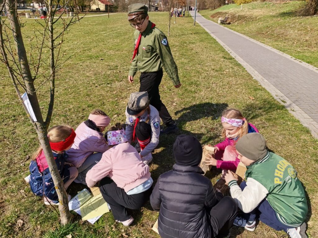 "Motylki"- Spotkanie z harcerzami – nauka przez zabawę.