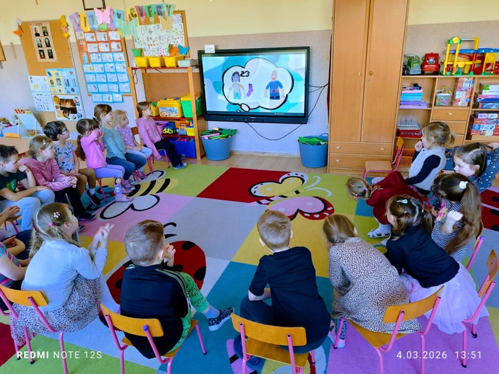 Akcja "Wyjątkowa Skarpetka" w grupie "Motylki".