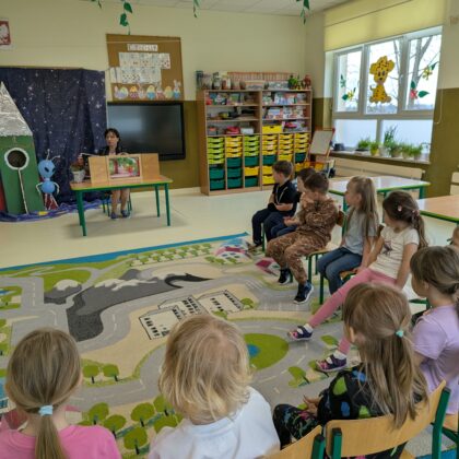SPOTKANIE Z PANIĄ BIBLIOTEKARKĄ - GRUPA TYGRYSKI