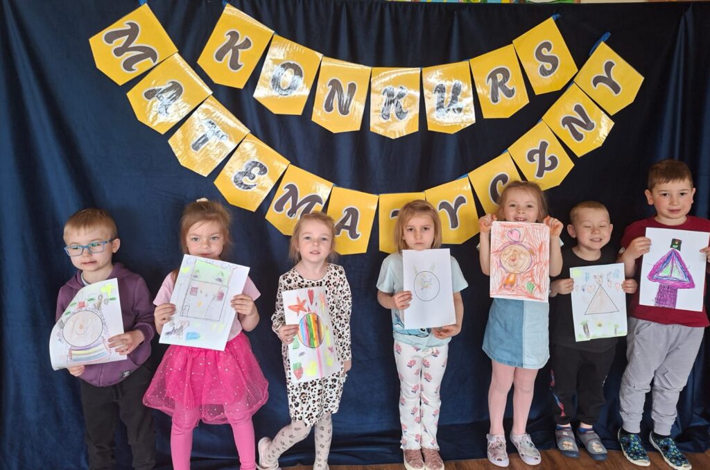 Udział dzieci w grupowym Konkursie Matematycznym.