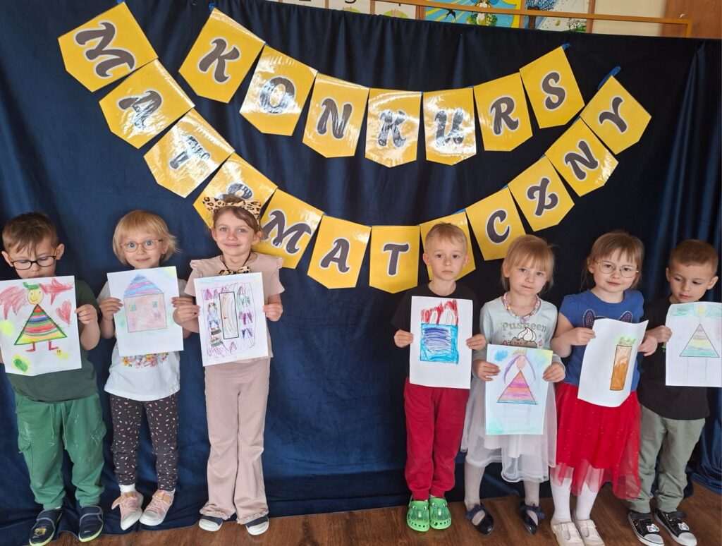 Udział dzieci w grupowym Konkursie Matematycznym.
