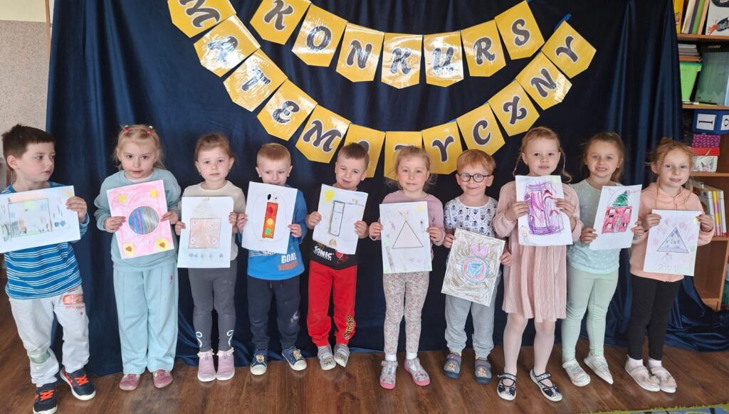 Udział dzieci w grupowym Konkursie Matematycznym.