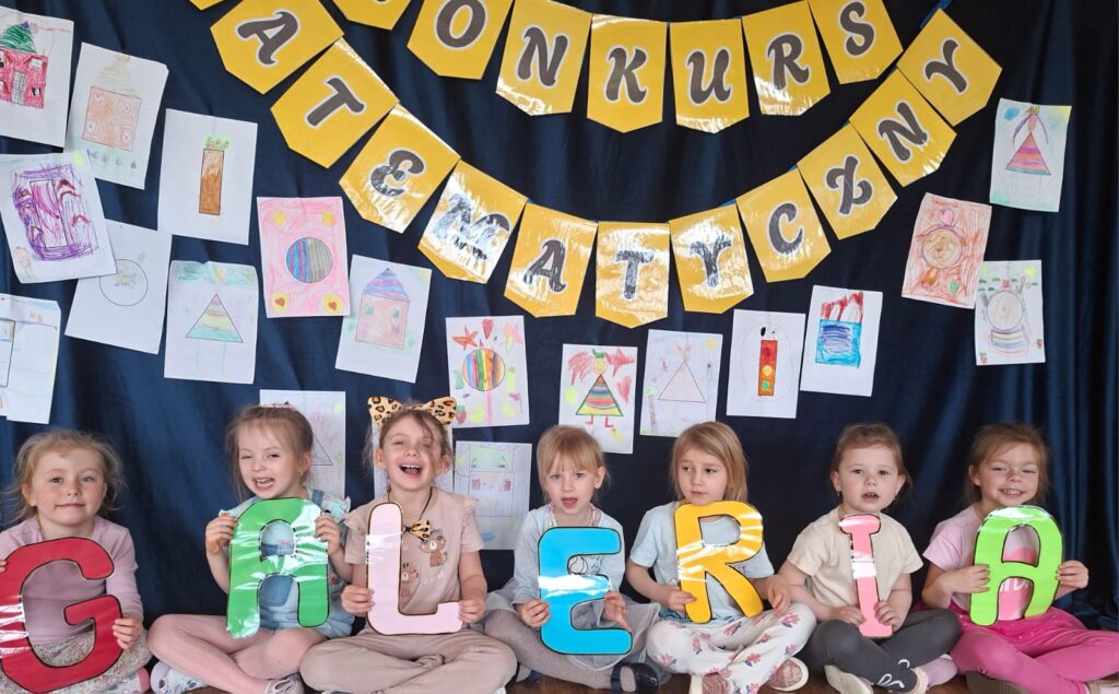 Udział dzieci w grupowym Konkursie Matematycznym.