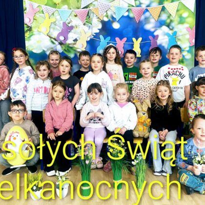 Z okazji Świąt Wielkanocnych Dzieci oraz Panie z grupy „Motylki” składają najserdeczniejsze życzenia: dużo zdrowia, radości, spokoju oraz wiosennego optymizmu.
