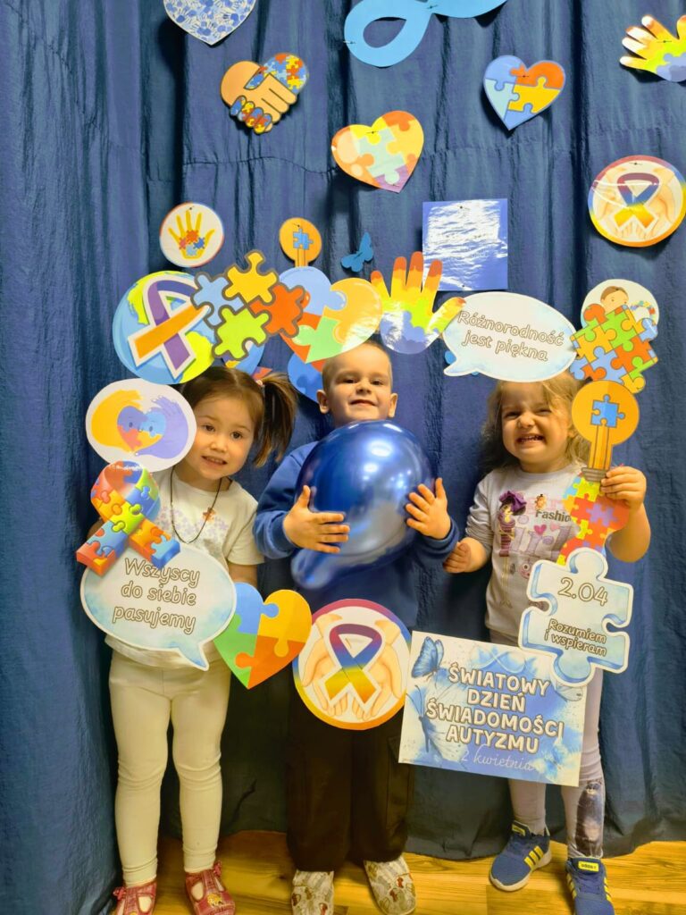 "Niebieskie Igrzyska" w Publicznym Przedszkolu Nr 2 w Busku-Zdroju.